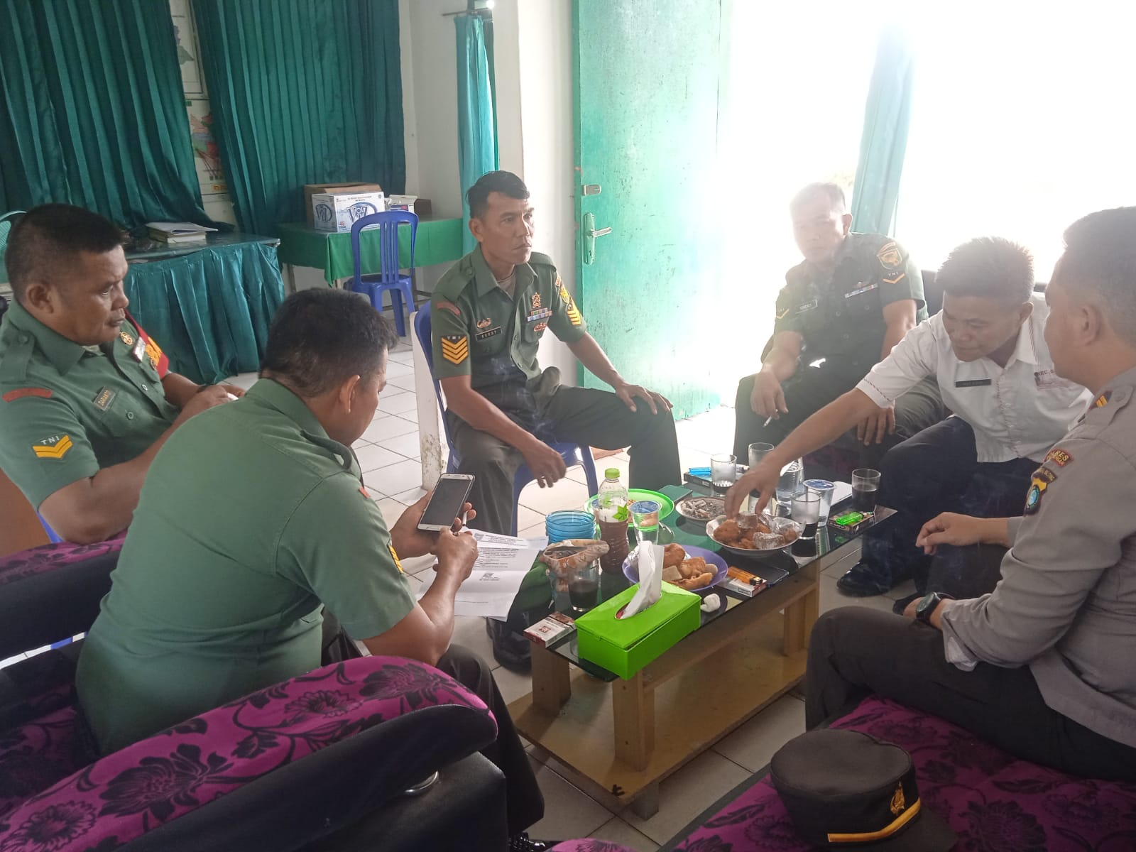 Sinergitas TNI dan Polri, Koramil 0413-08 Sungai Selan dan Polsek Sungai Selan Laksanakan Apel Bersama