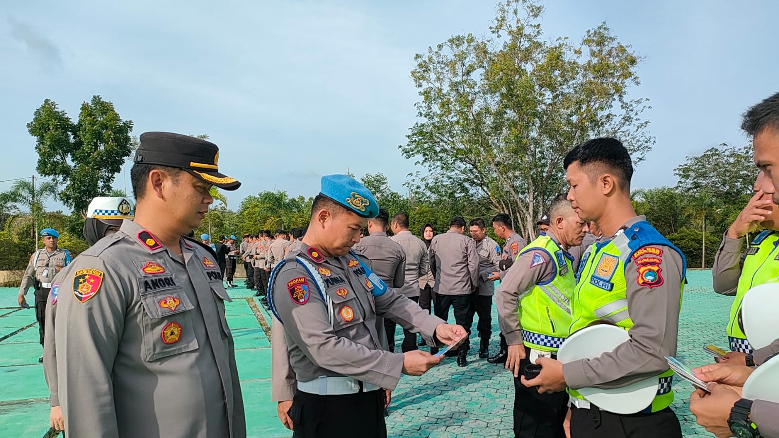 Tes Urine Dan Cek Kedisiplinan Anggota, Propam Polda Kepulauan Babel Gelar Gaktibplin Di Polres Bangka Barat