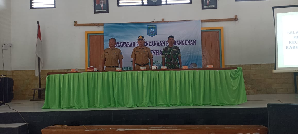 Babinsa Koramil 0413-08/Sungai Selan Hadiri Musrenbang Kelurahan Sungai Selan