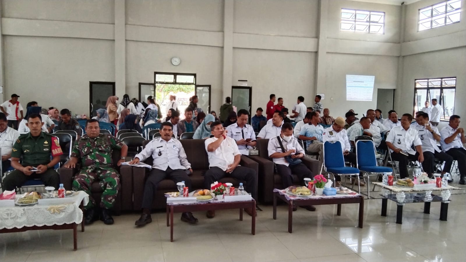 Giat Musrenbang Tingkat Kecamatan Parittiga di Hadiri Babinsa Koramil 431-01/Jebus