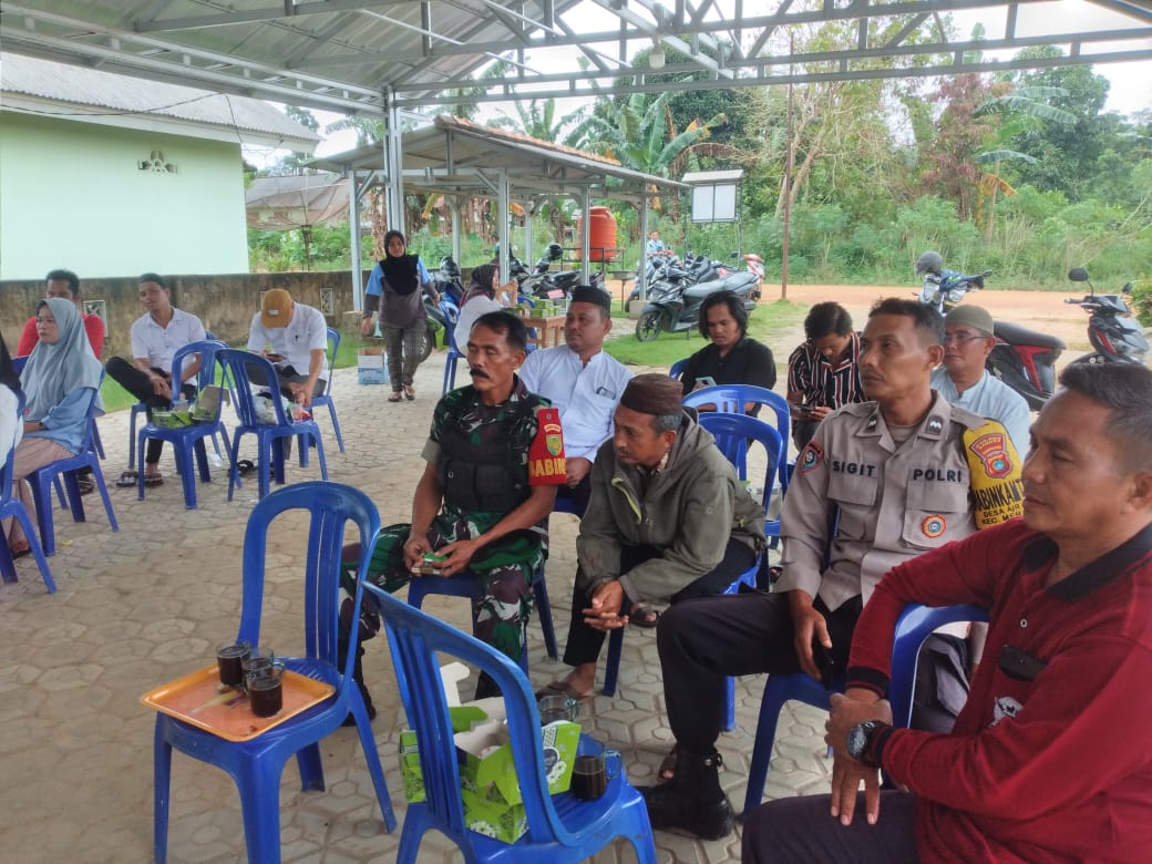 Babinsa Ramil 0413-03/Merawang Hadiri Rapat Persiapan Pelaksanaan Lomba MTQ Tingkat Kecamatan Merawang