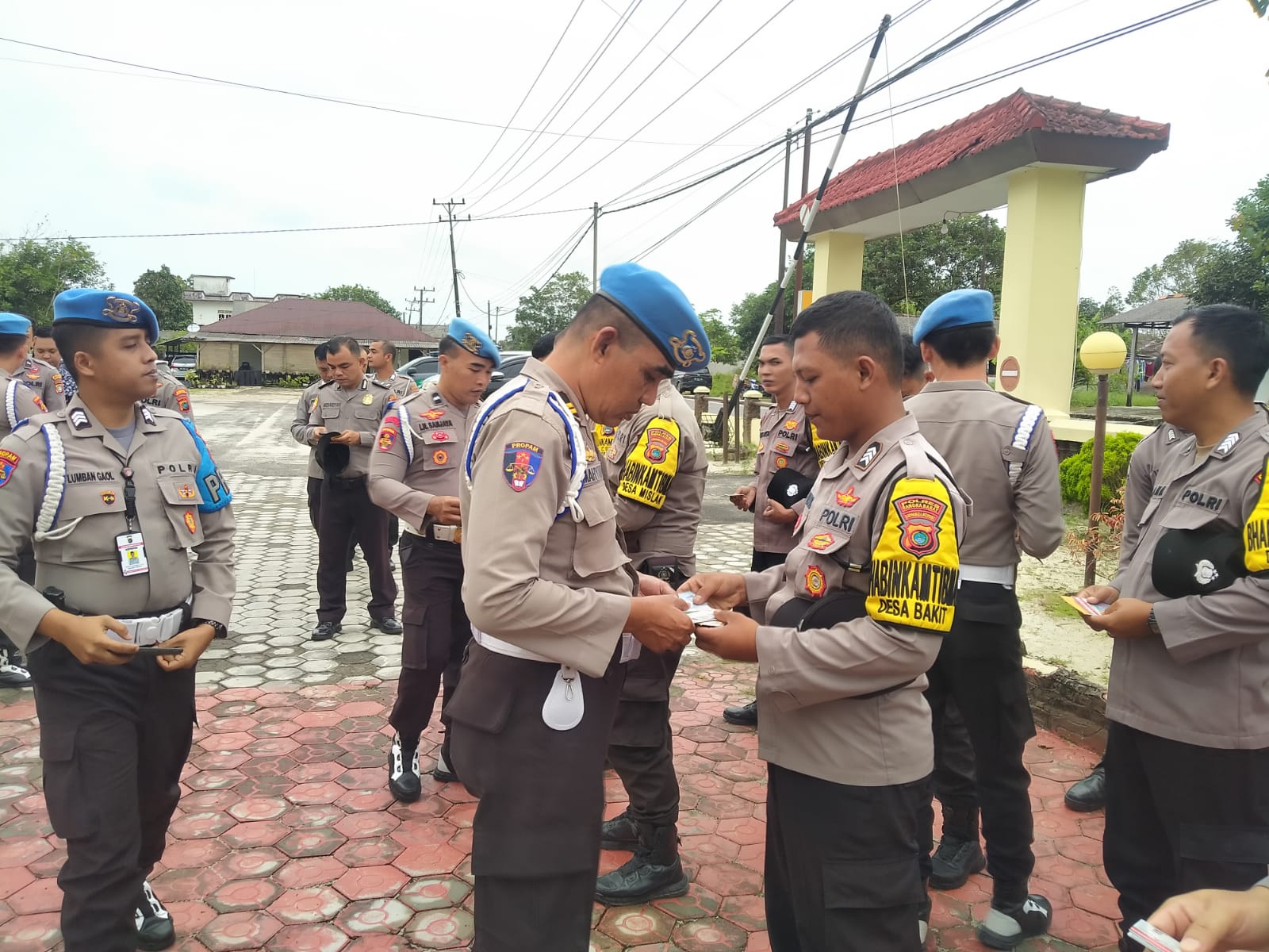 Bid Propam Polda Kep. Babel Lakukan Gaktibplin di Polsek Jajaran Polres Bangka Barat