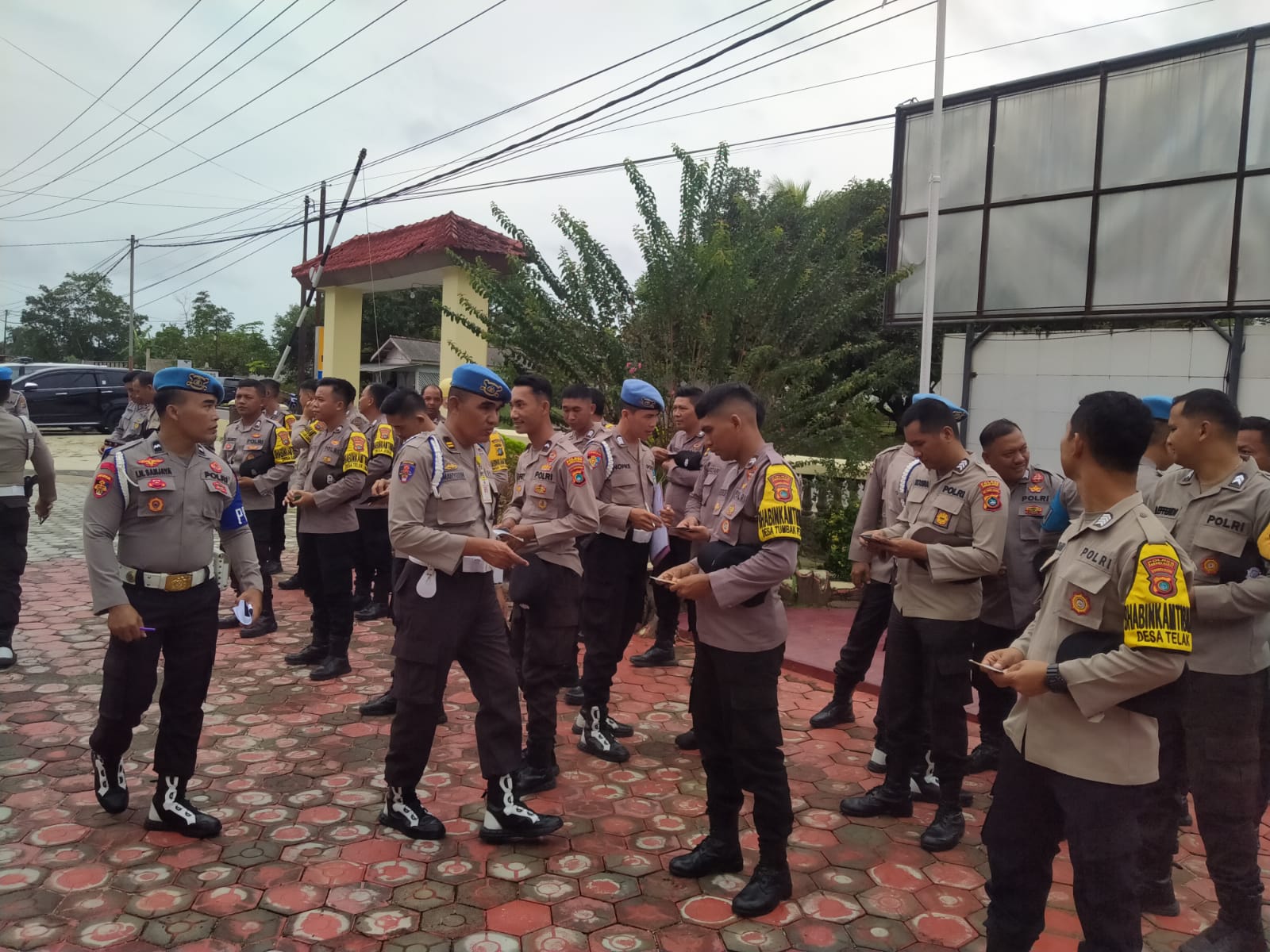 Bid Propam Polda Kep. Babel Lakukan Gaktibplin di Polsek Jajaran Polres Bangka Barat