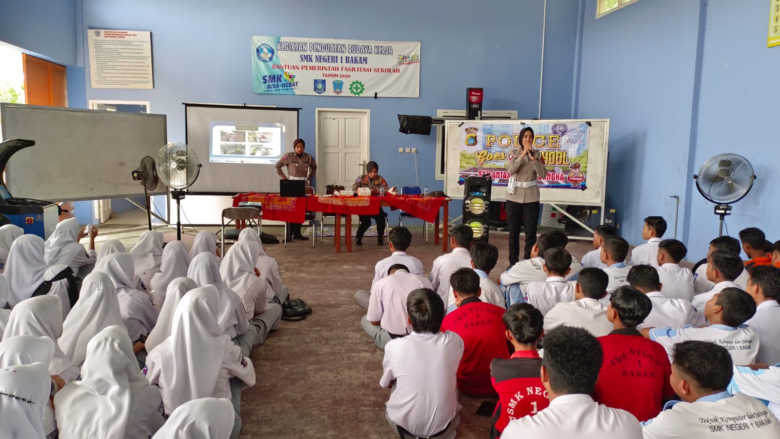 Upaya Kampanyekan Keselamatan Sat Polres Bangka Lakukan Kegiatan Police Goes To School 