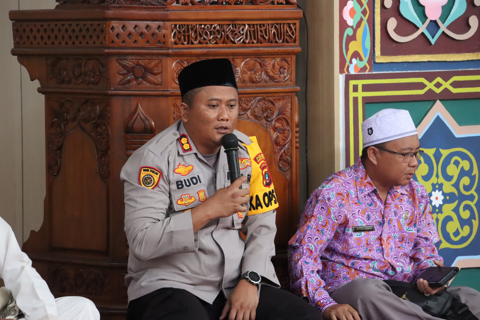 Melalui Peringatan Isra Mi'raj Polres Bangka Tengah Berupaya Meningkatkan Keimanan dan Soliditas Guna Mewujudkan Polri yang Presisi