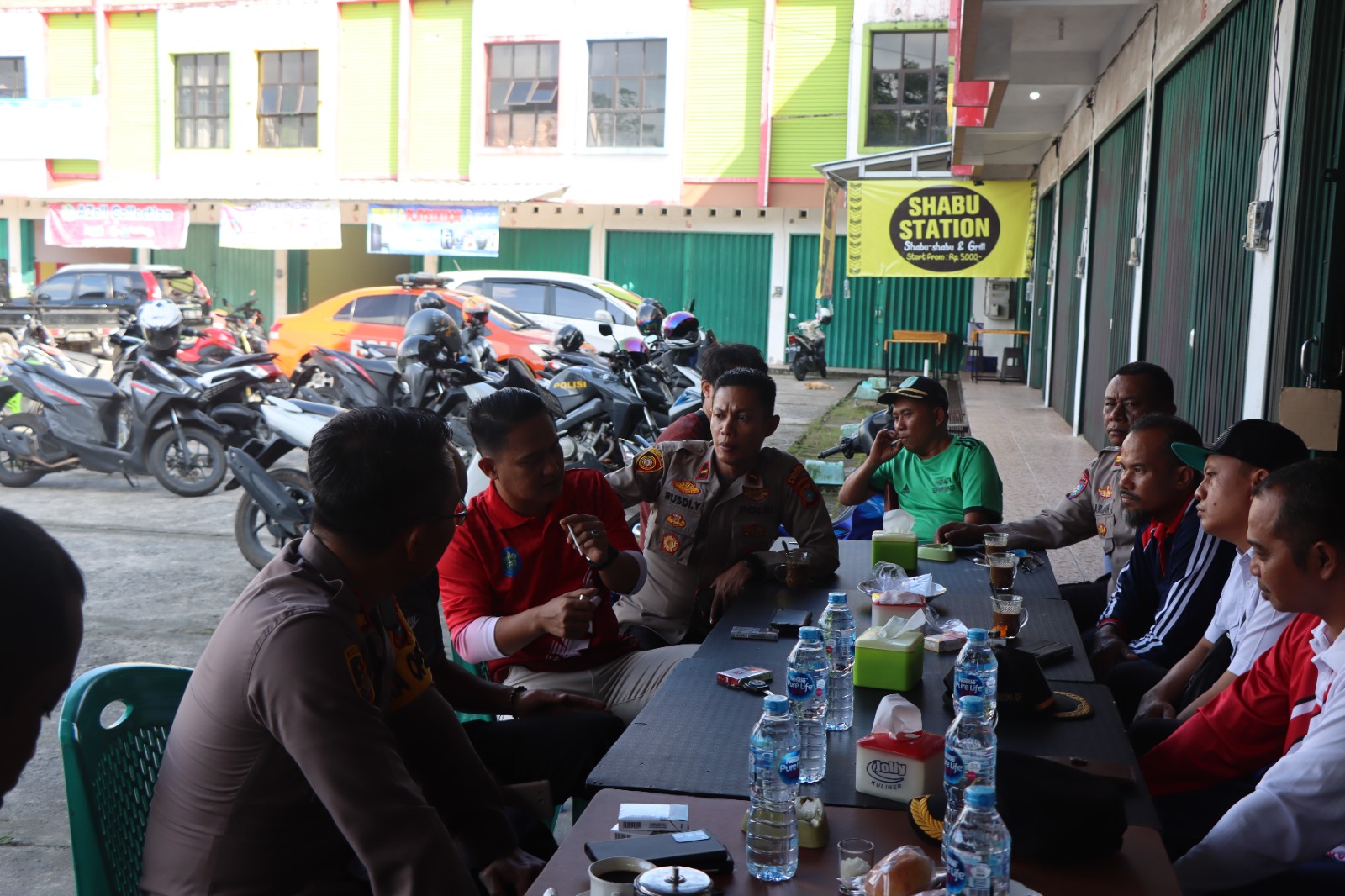 Kapolsek Pemali Turut Hadir dalam Kegiatan Jum'at Curhat Bersama Kapolres Bangka