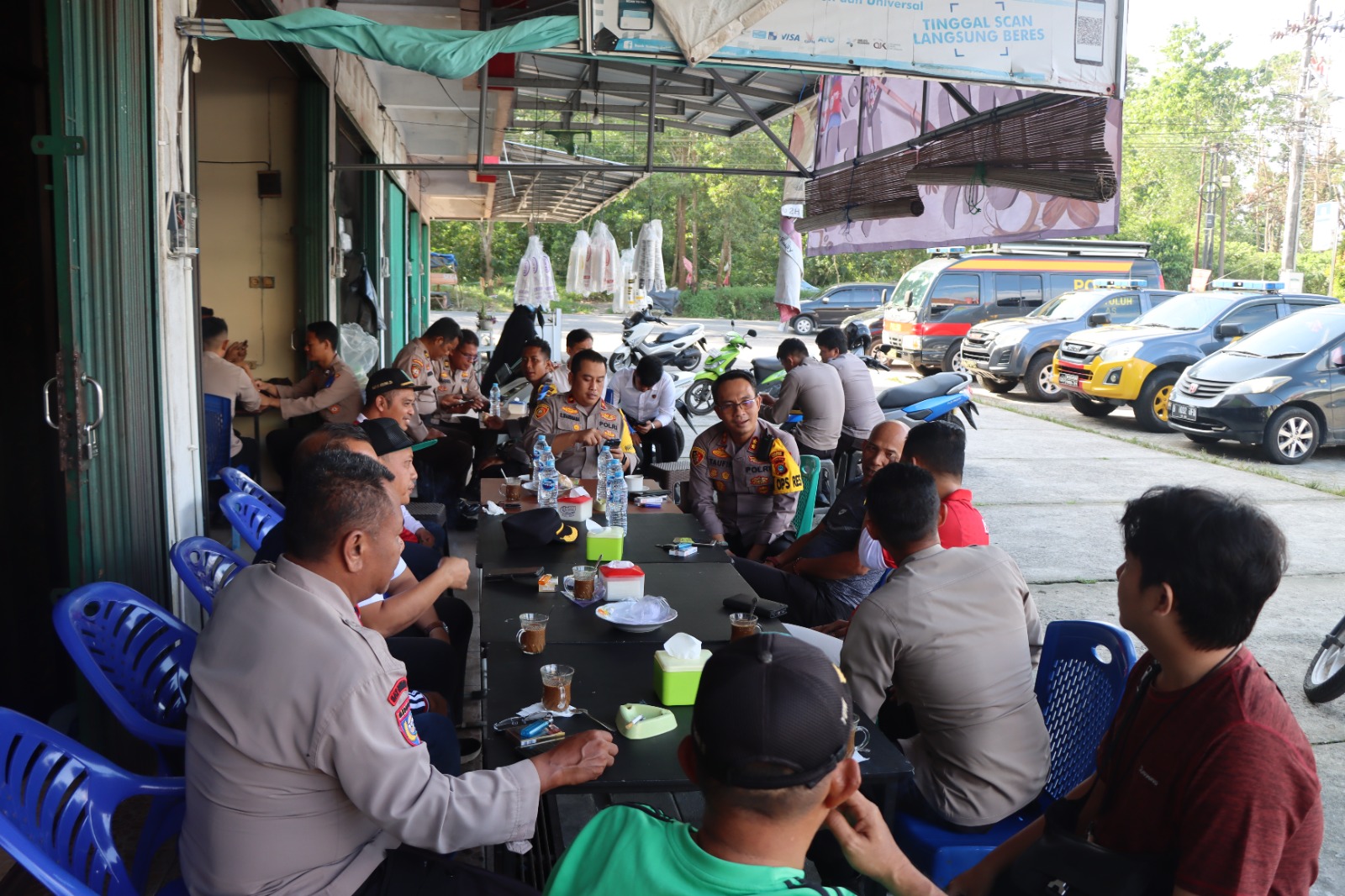 Guna Mendengarkan Permasalahan dan Aspirasi Masyarakat Polres Bangka Laksanakan Kembali Jum'at Curhat