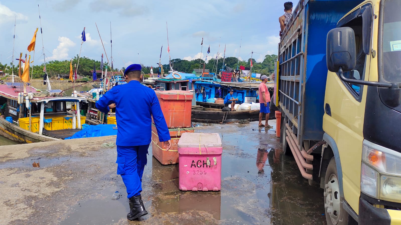 Jaga Keamanan Wilayah Laut, Sat Polairud Polres Bangka Barat Gencar Lakukan Patroli