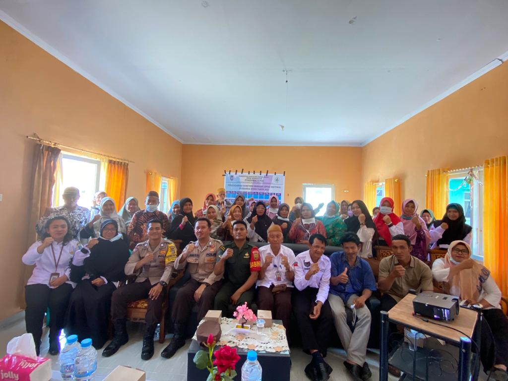 Rapat Lintas Sektoral Triwulan I Puskesmas Kundi Turut di Hadiri Babinsa Koramil 431-02/Mentok