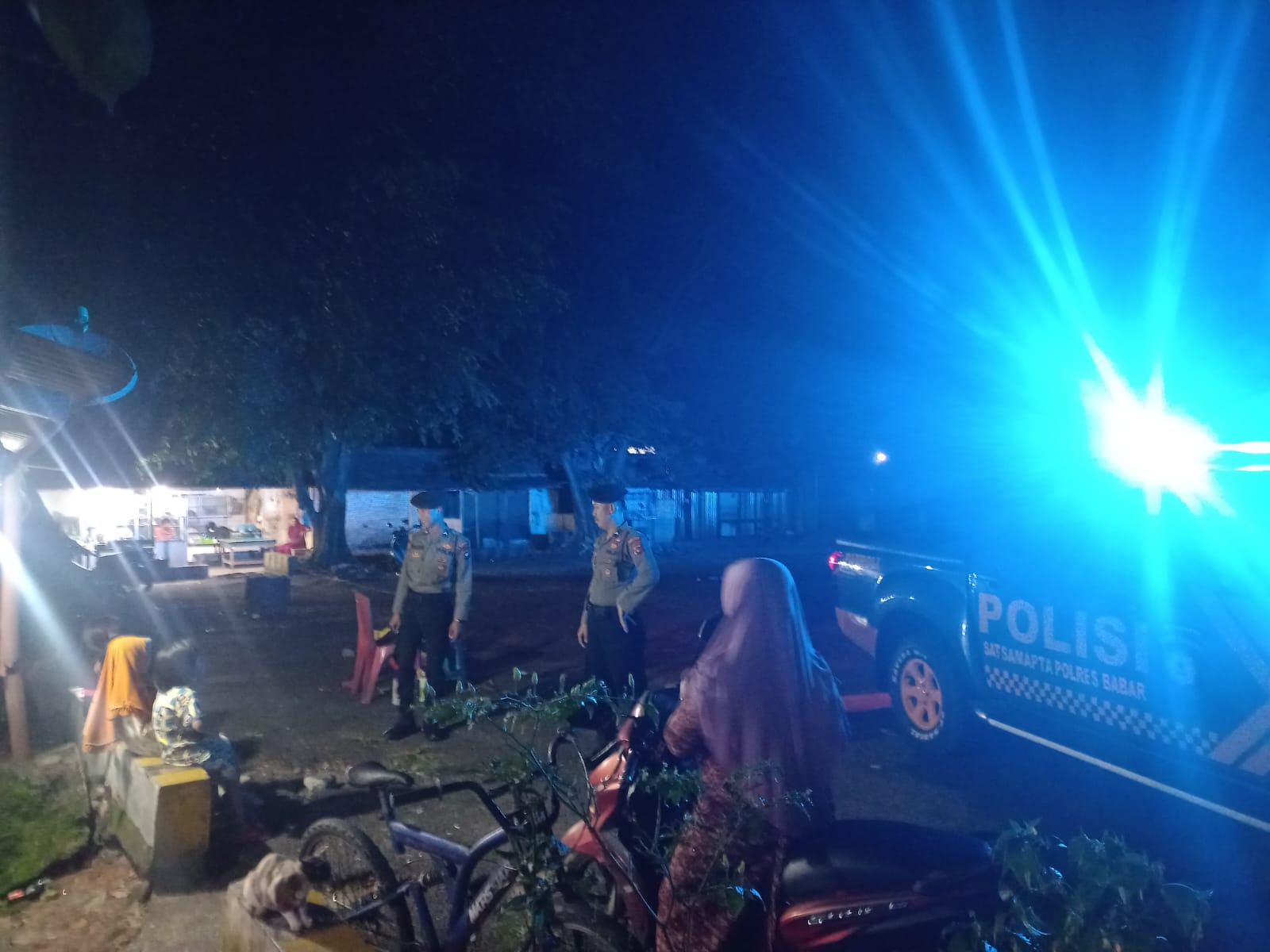 Sat Samapta Polres Bangka Barat Gencar Laksanakan Patroli Dialogis