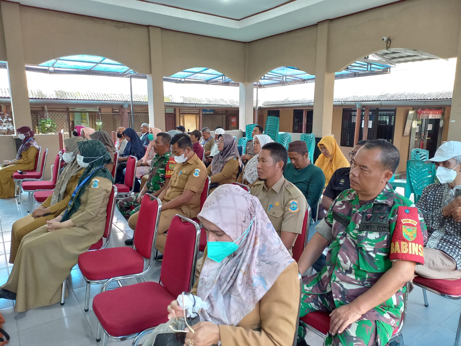 Guna Mengetahui Permasalajan Kesehatan Warga Desa Binaan Anggota Koramil 0413-05/Tamansari Hadiri Kegiatan Lokakarya