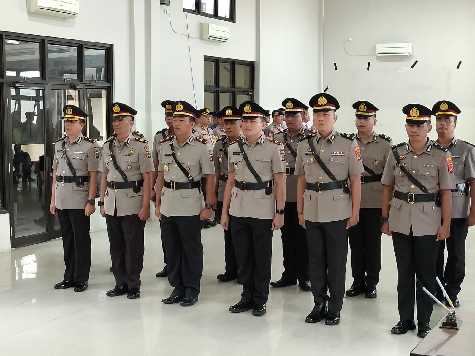 Kapolres Pimpin Sertijab Sejumlah Pejabat Utama Polres Bangka Barat