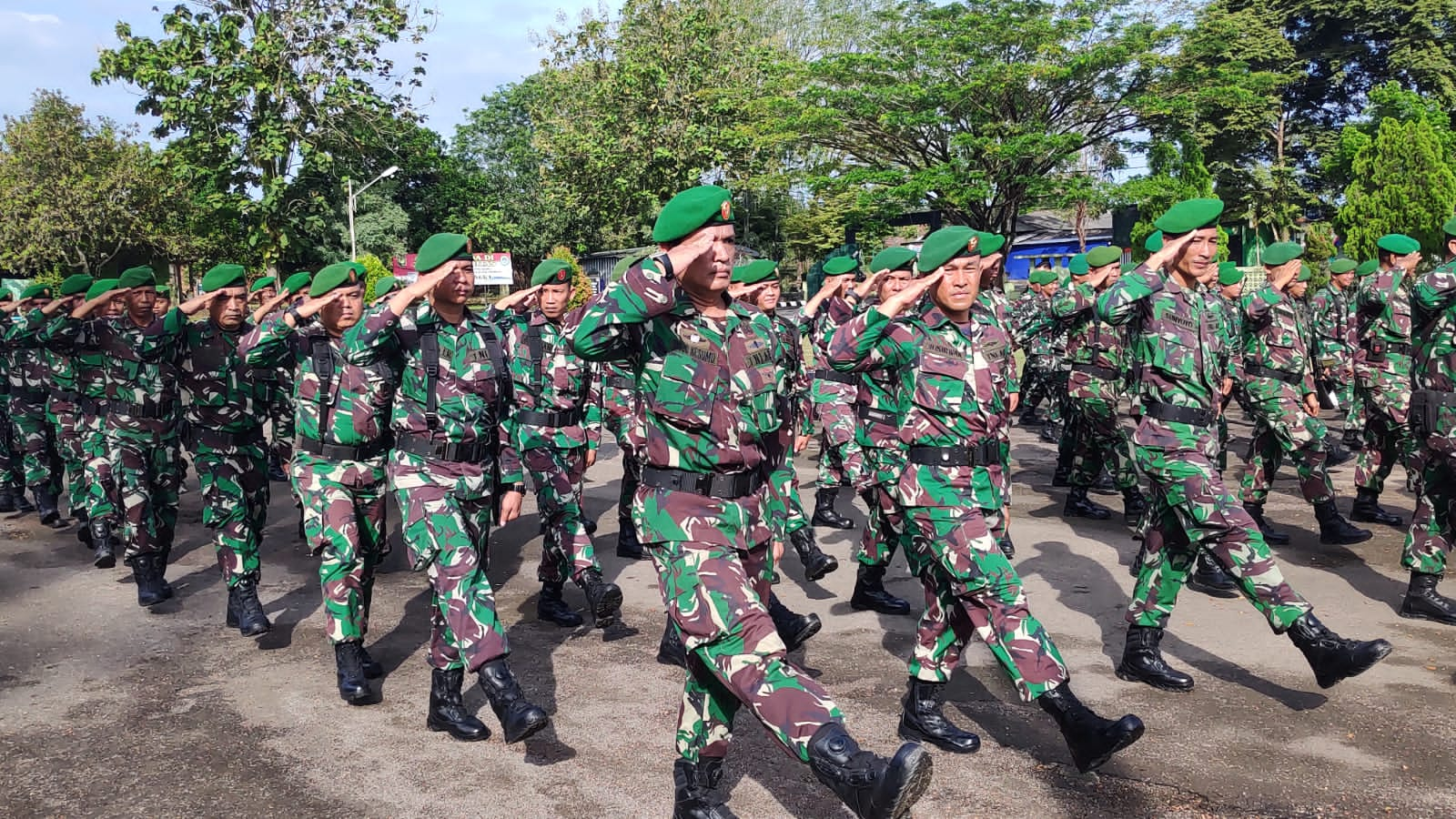 Prajurit TNI dan ASN Kodim Bangka Latihan PBB Bersenjata Usai Laksanakan Upacara