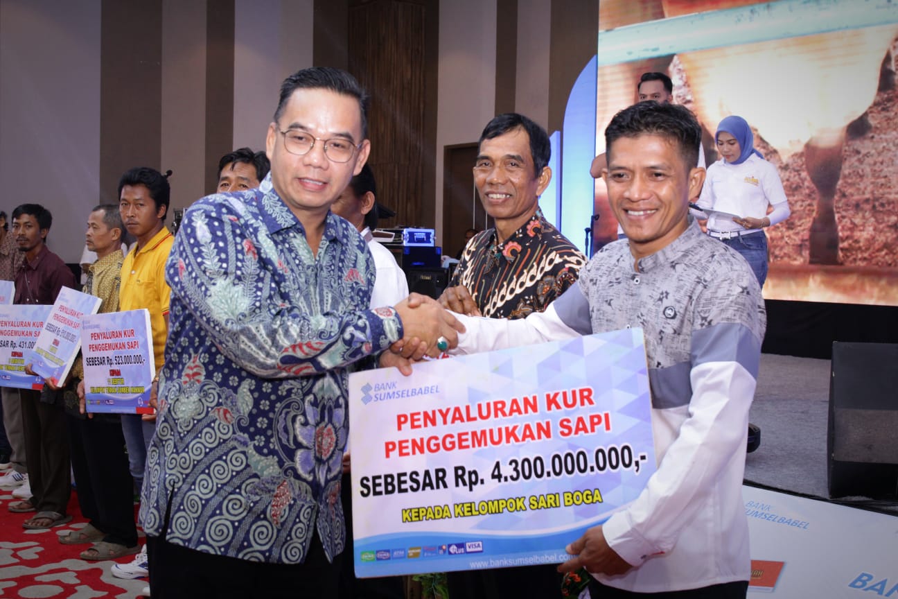 Mie Go Hadiri Undian Tabungan Pesirah Bank Sumsel Babel, BSB Lokak Dan KUR Sapi Di Canangkan