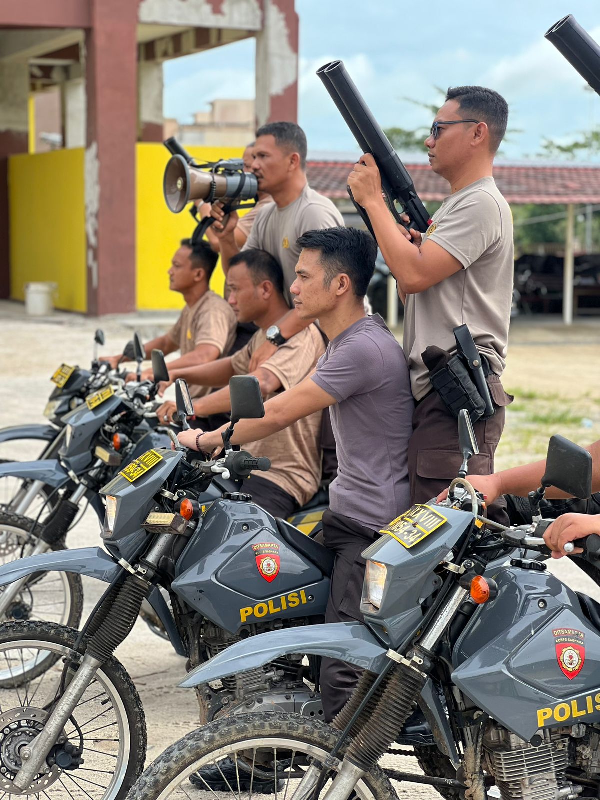 Gelar latihan rutin pengendalian massa Polres Bangka Tengah siap amankan tahapan Pemilu serentak 2024