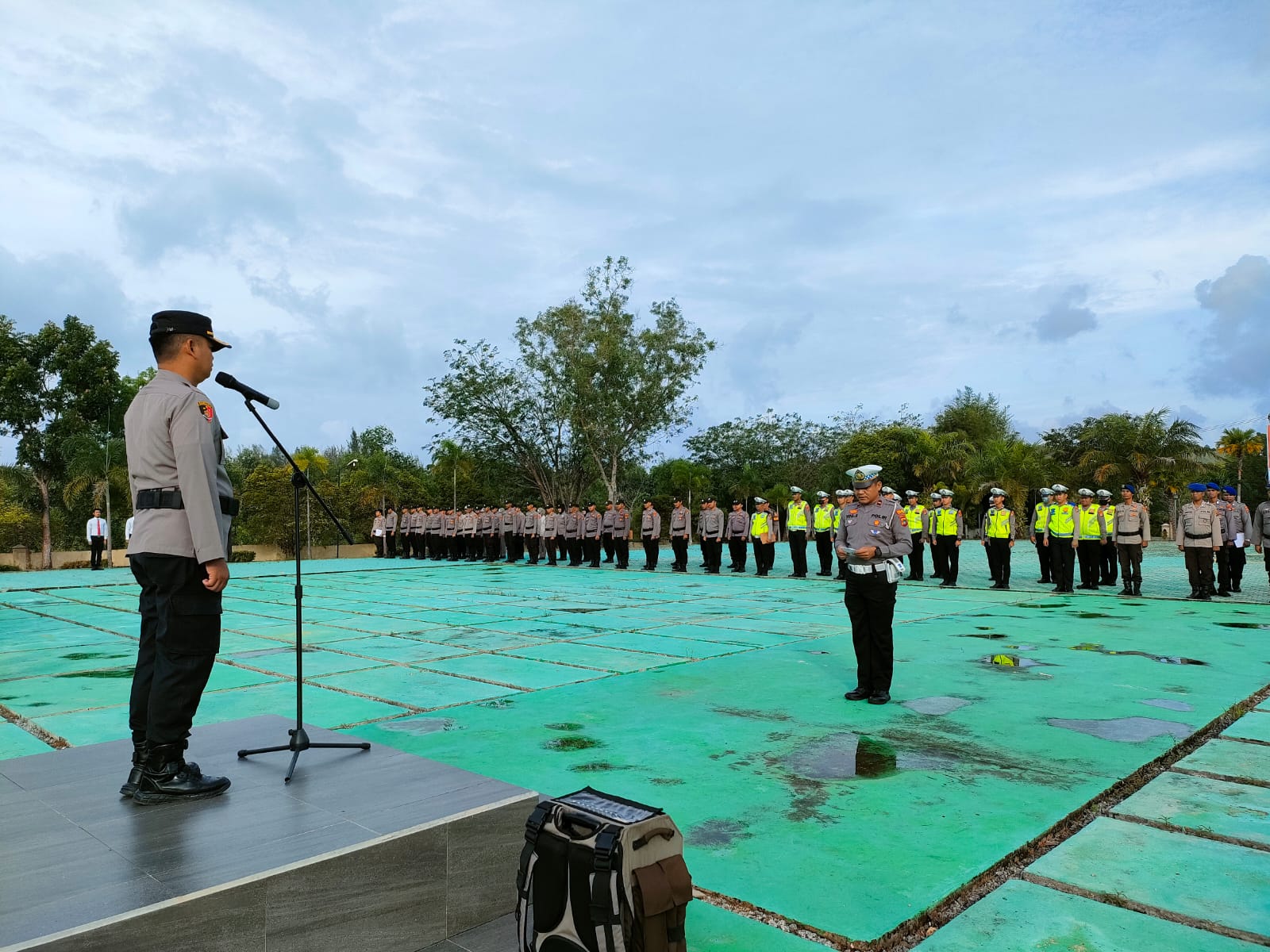 Pimpin Apel Pagi Jam Pimpinan, Wakapolres Bangka Barat Tekankan Anggotanya Tingkatkan Kedisiplinan dan Hindari Pelanggaran