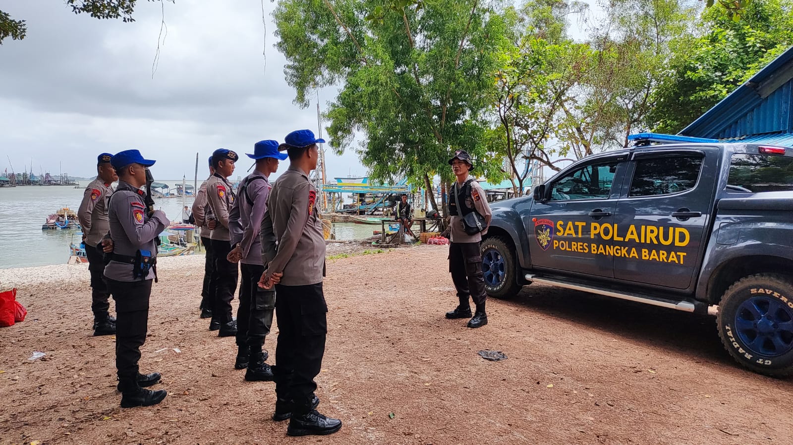 Tim Gabungan Datangi Tambang Timah, Himbau Agar Penambang Tidak Menambang Di Luar Batas Yang Di Tentukan