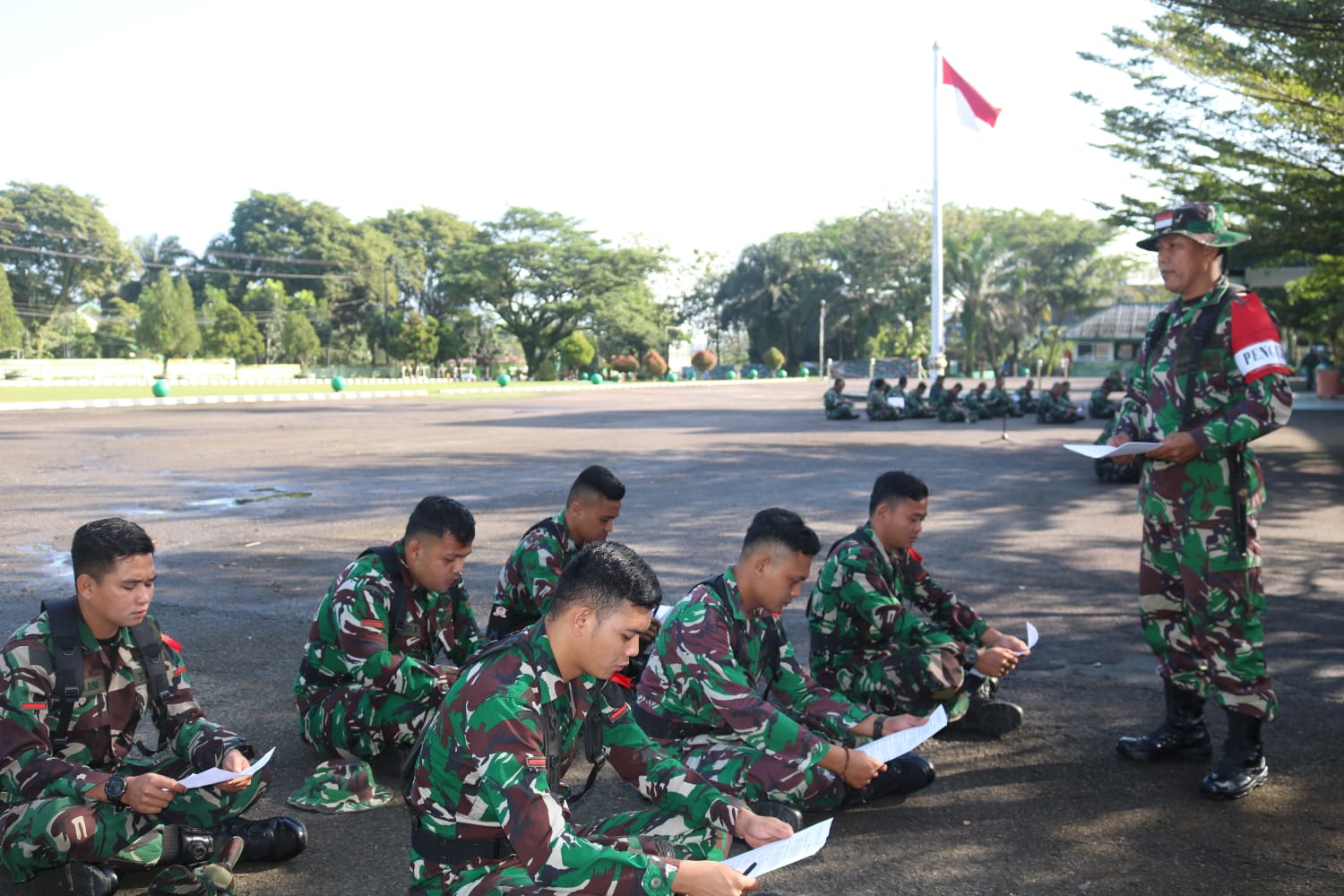 Guna Melihat Tingkat Keterampilan Prajurit Kodim 0413/Bangka Laksanakan UTP Umum Teritorial dan Intel