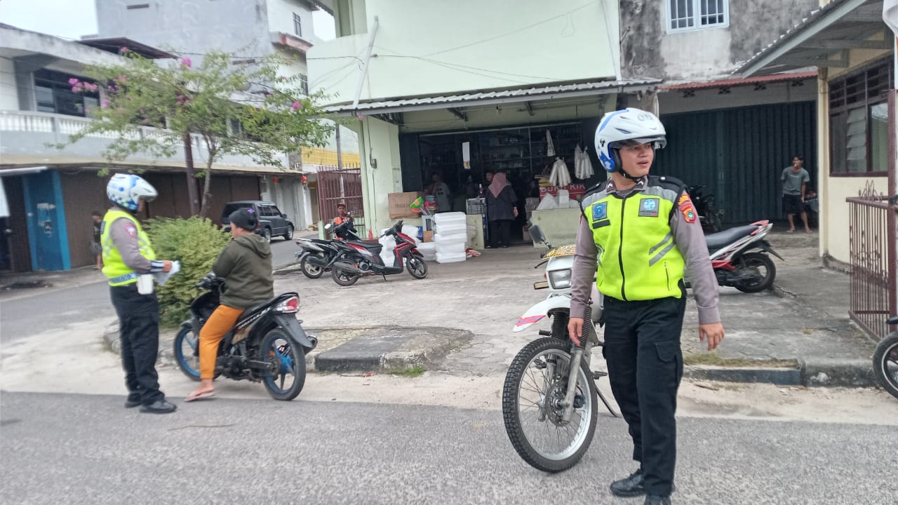 Sat Lantas Polres Bangka Barat Patroli Di Daerah, Cipta Situasi Kamtibmas