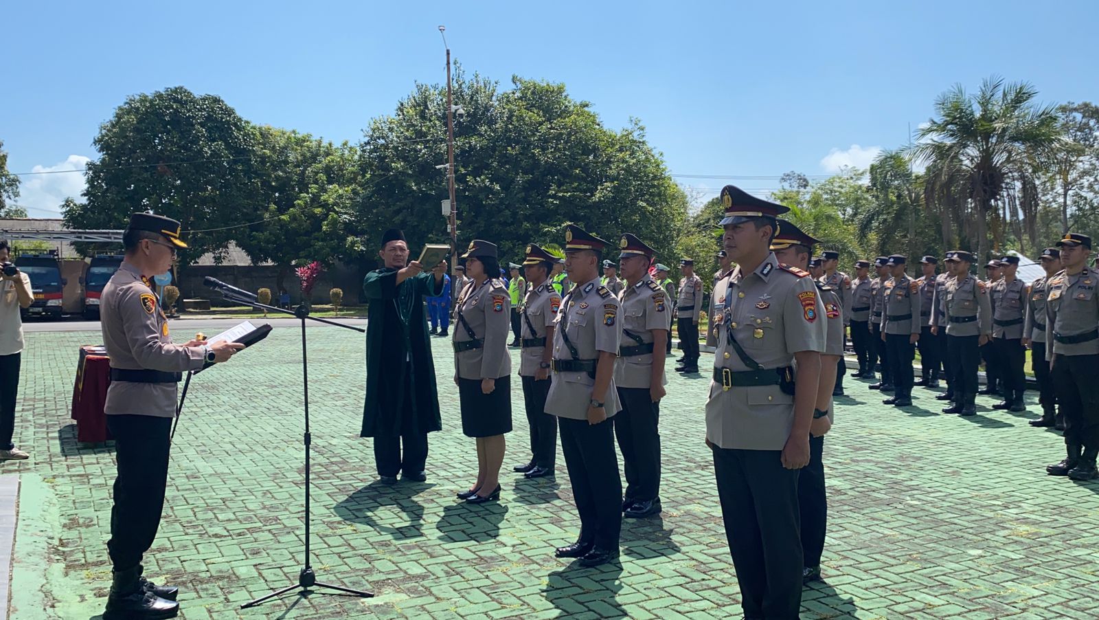 Polres Bangka Laksanakan Upacara Serah Terima Jabatan (Sertijab) Perwira Polres Bangka