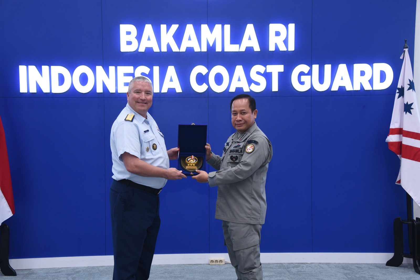 Bakamla RI Terima Kunjungan US Coast Guard Bahas Confidence Building Measure