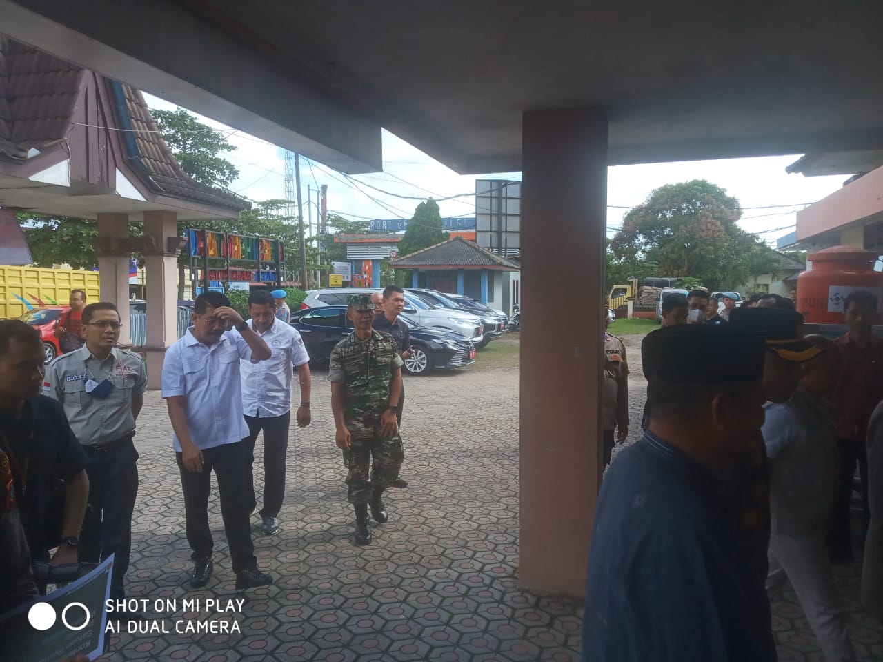 Pasi Intel Kodim 0413/Bangka Hadiri Acara Peresmian Kampung Tangguh Anti Narkoba