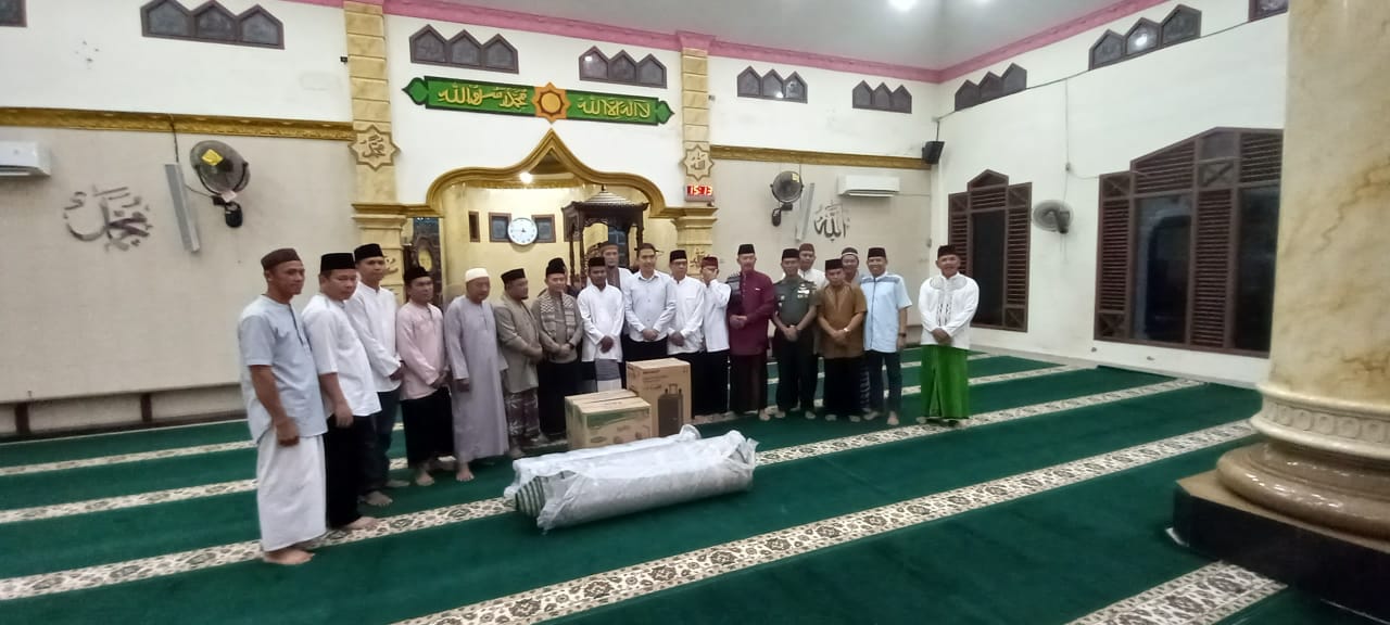 Safari Ramadhan 1444 Hijriah Danramil 413-03/Merawang Bersama Bupati Bangka