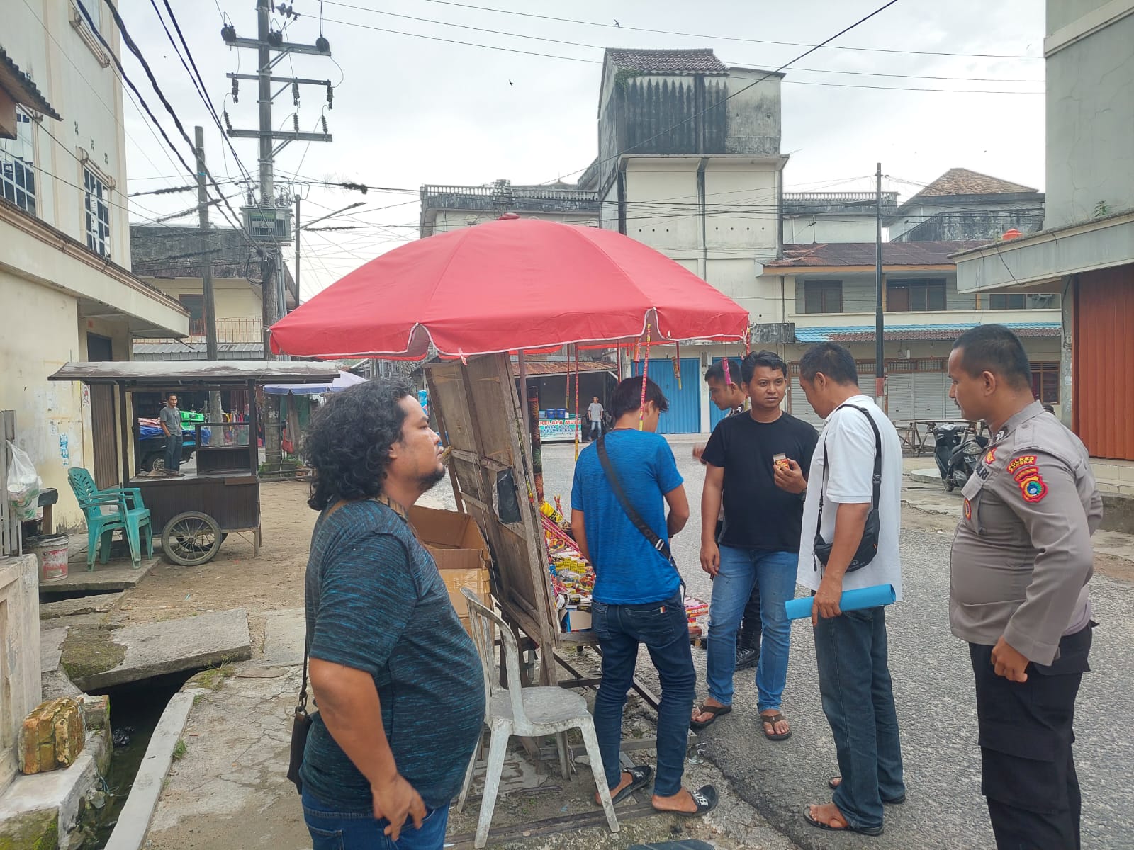 Polsek Belinyu Laksanakan Penertiban Petasan