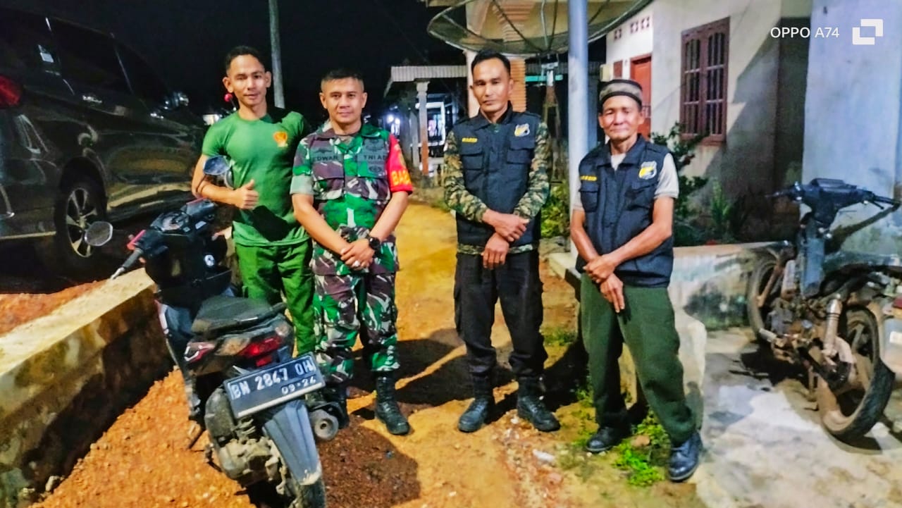 Babinsa Laksanakan Patroli Bersam Tim Gabungan