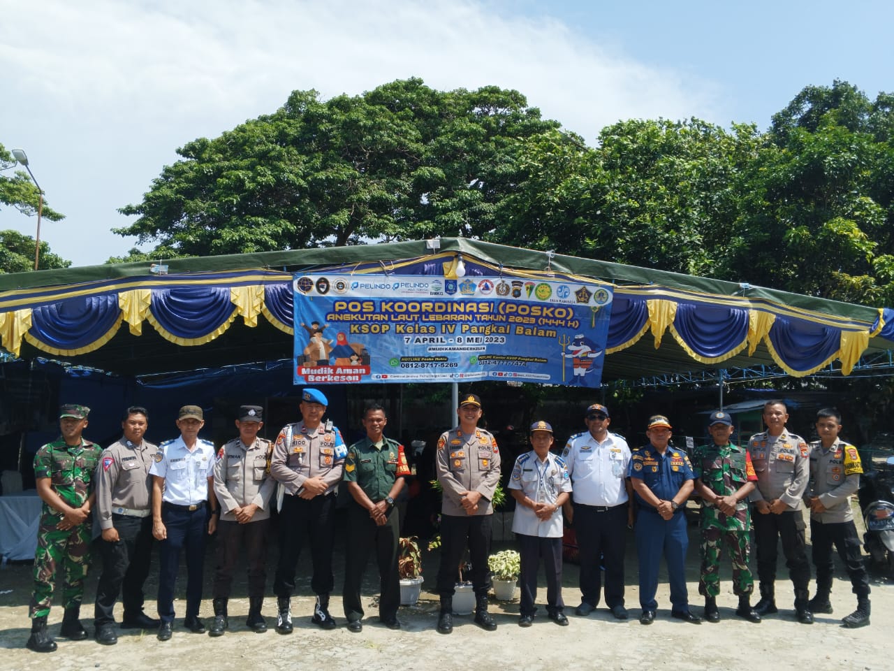 Pengamanan Arus Mudik di Pelabuhan Belinyu