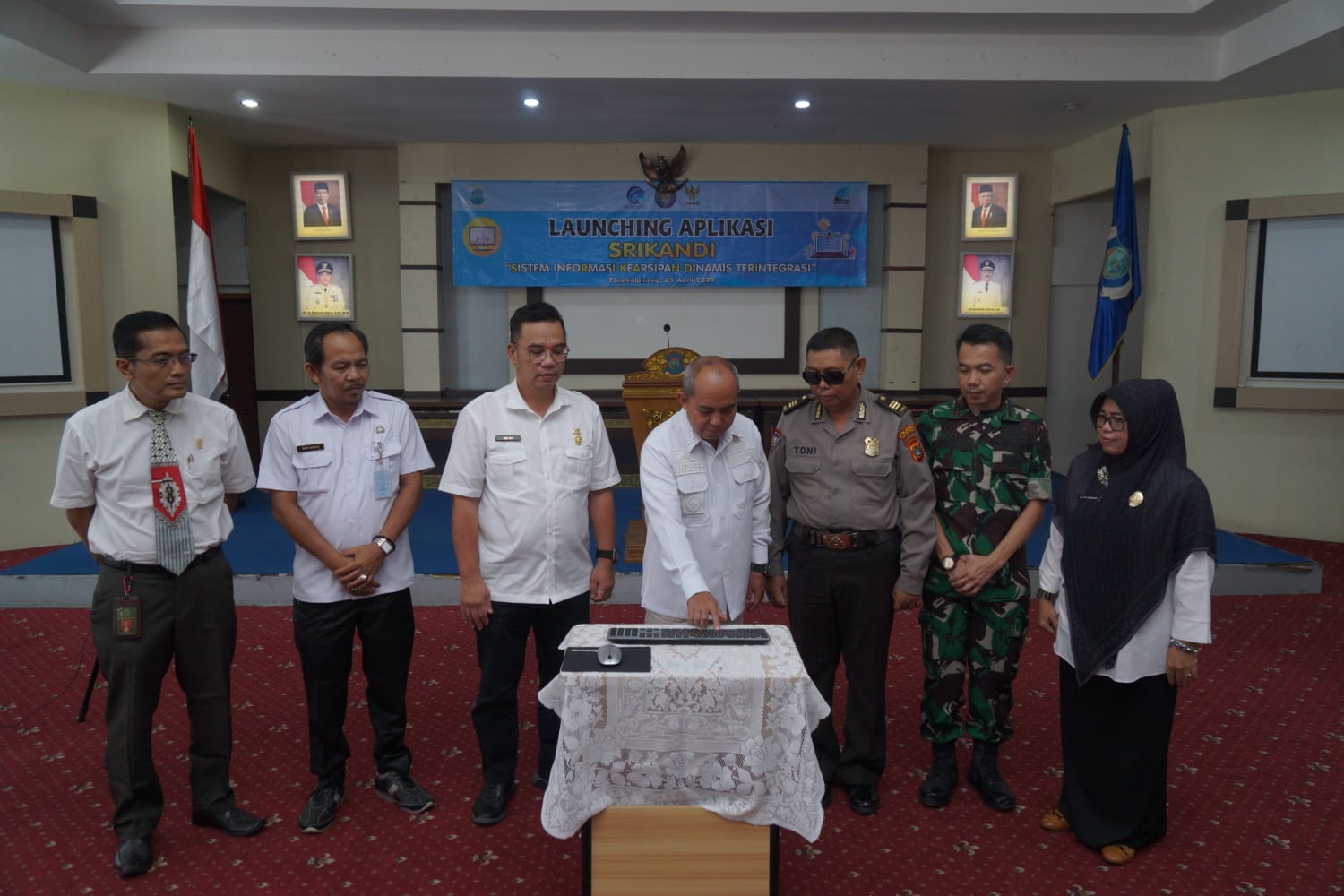 Wali Kota Pangkalpinang Launching Aplikasi SRIKANDI