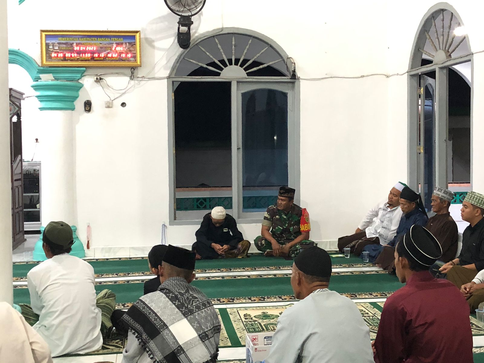 Babinsa Desa Katis Koramil0413-08/Sungai Menghadiri Peringatan Nuzulul Quran