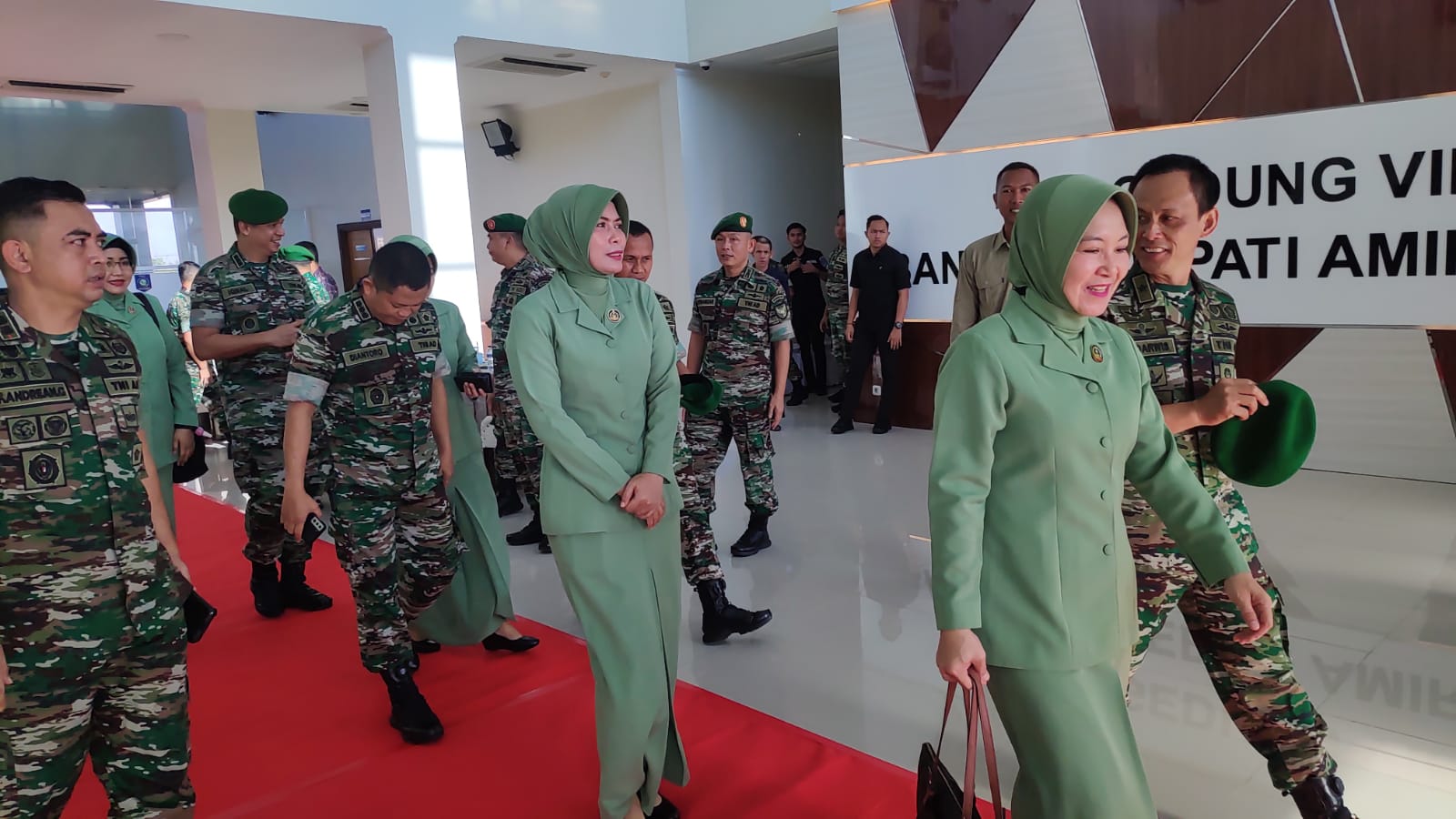 Menyambut Kedatangan Pejabat Baru Dandrem 045/Gaya Brigjen TNI