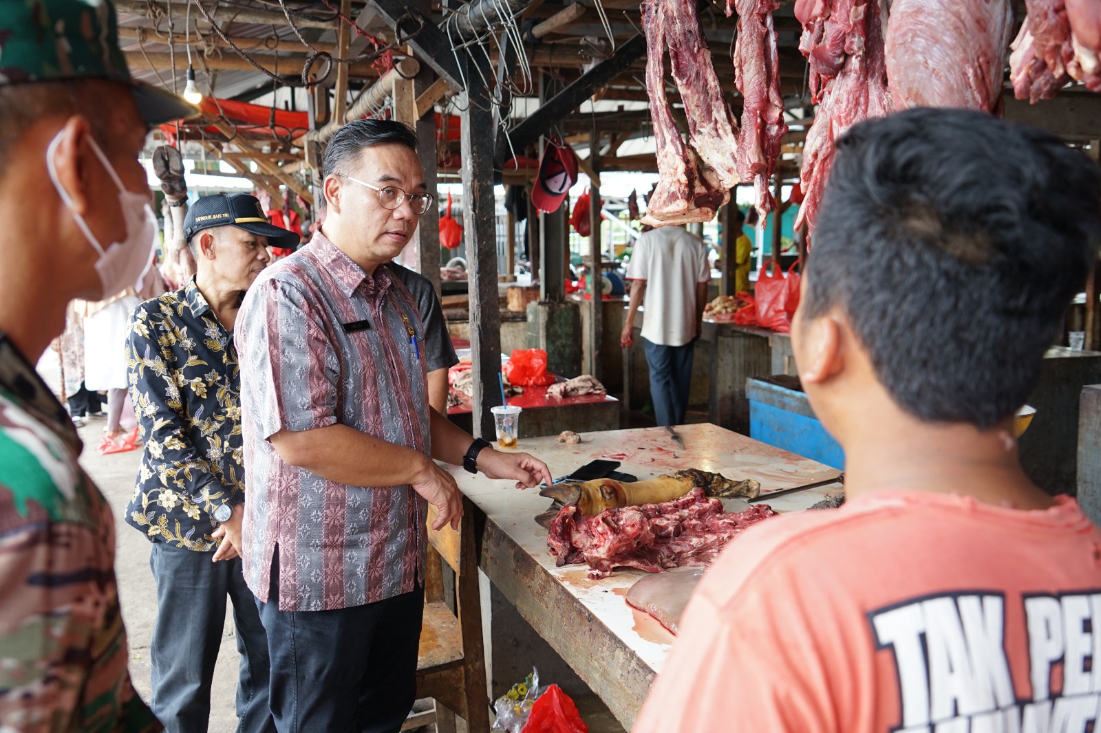 Kendalikan Inflasi Menjelang Lebaran, Sekda Mie Go Dan TPID Kota Pangkalpinang Kunjungi Sejumlah Distributor Dan Pasar