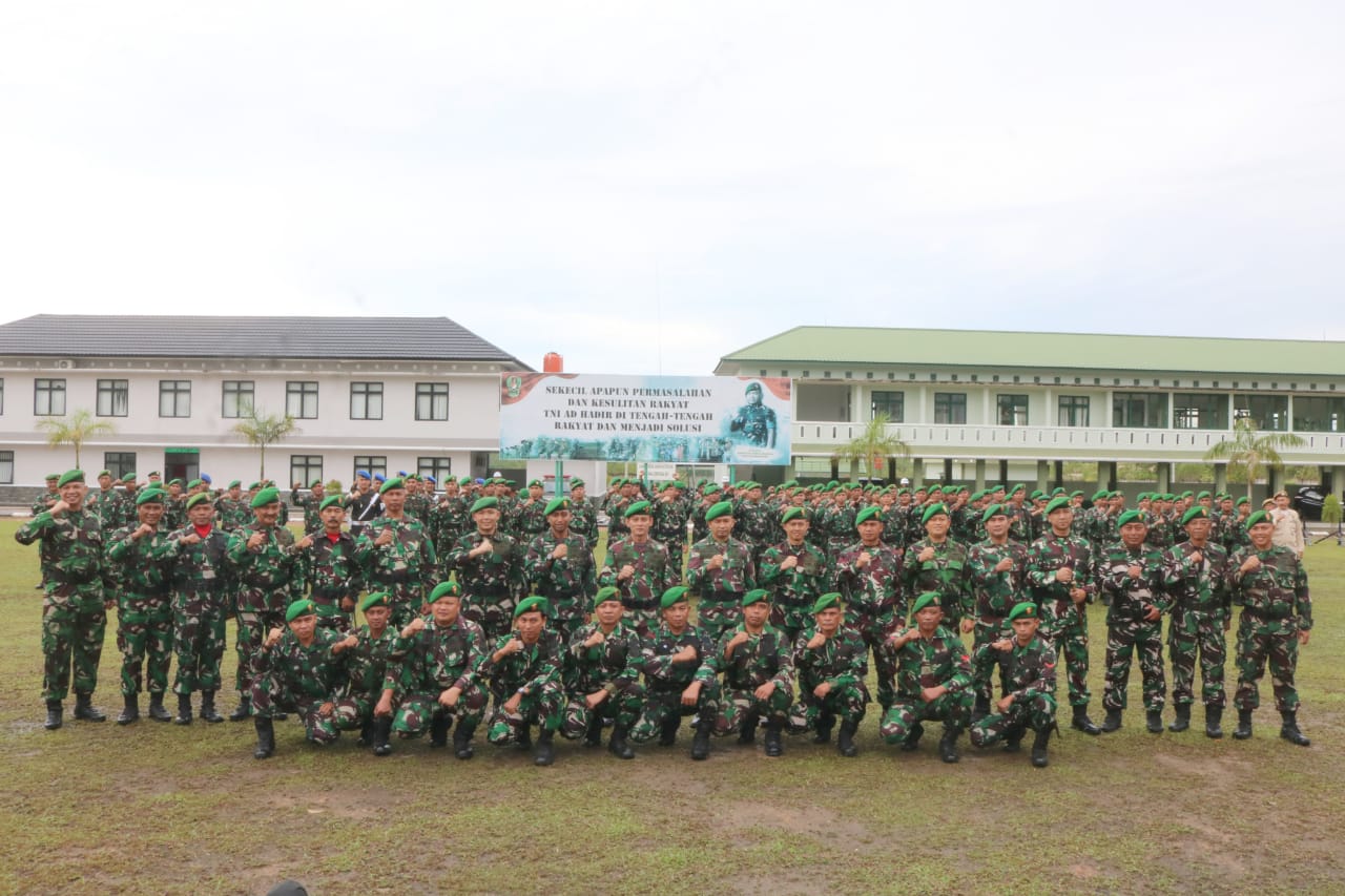 69 Prajurit Korem 045/Gaya dan Jajaran Naik Pangkat