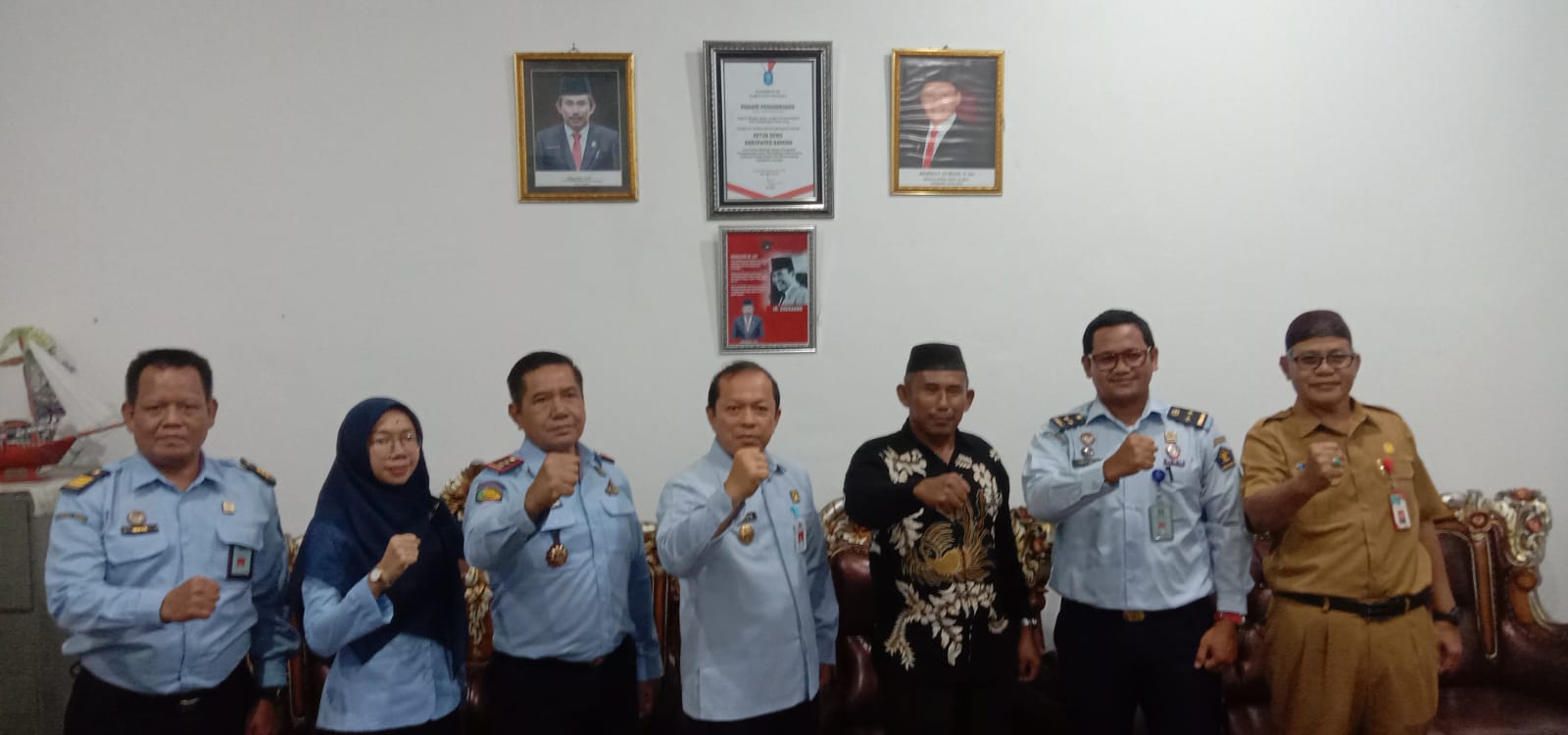 Jalin Sinergi dalam Upaya Pembangunan Hukum Kakanwil Kumham Babel Kunjungi Ketua DPRD Bangka