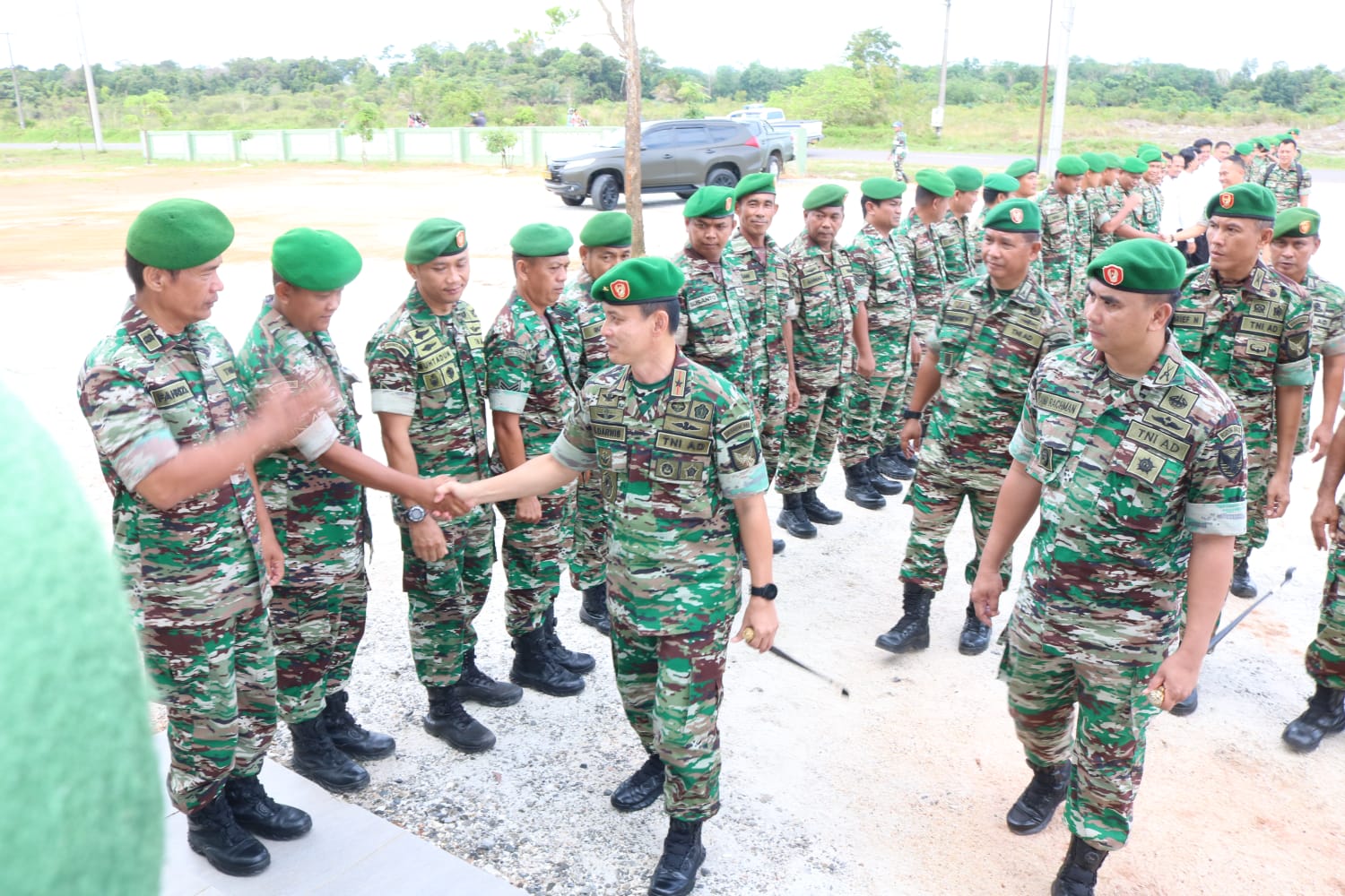 Brigjen TNI Ujang Darwis Pamit Kepada Prajurit Kodim 0432/Basel