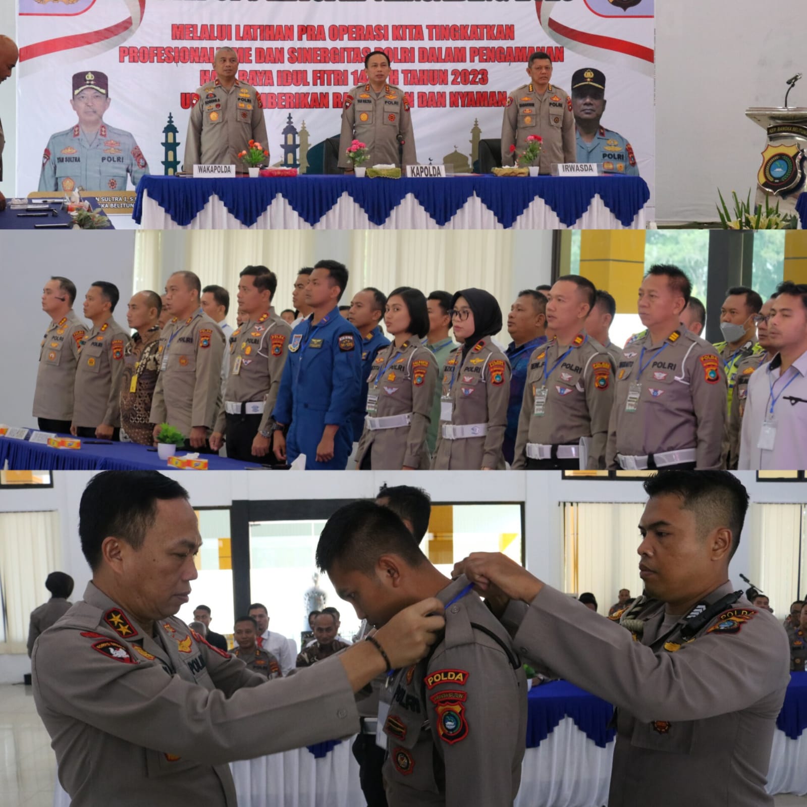 Polres Bangka Melaksanakan Kegiatan Latihan Pra Operasi Kepolisian