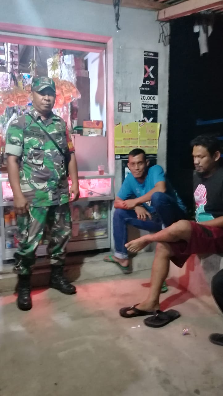 Pantau Pos Kamling dan Patroli Malam