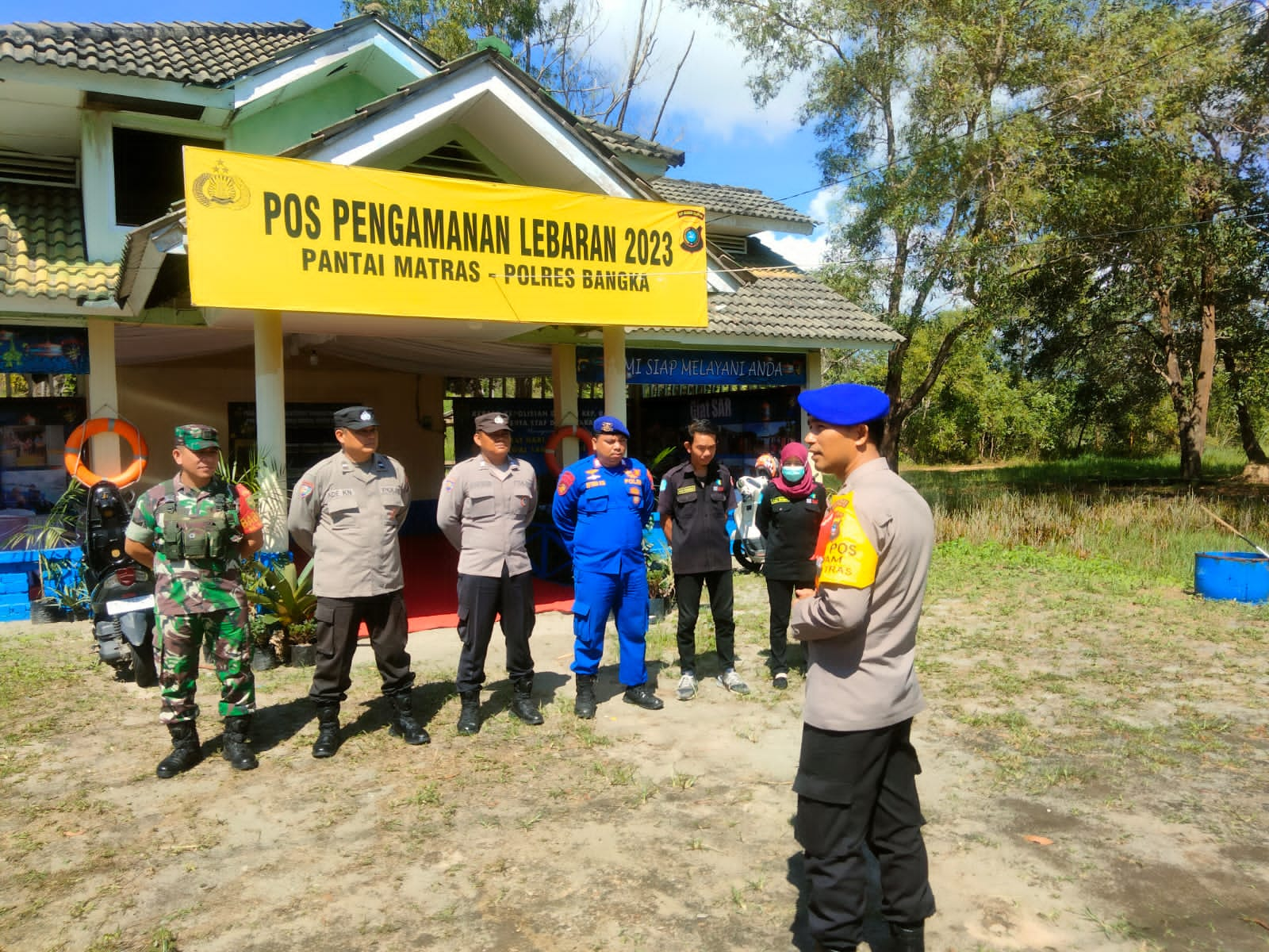 Pengamanan Arus Mudik Lebaran di Pos-Pos PAM