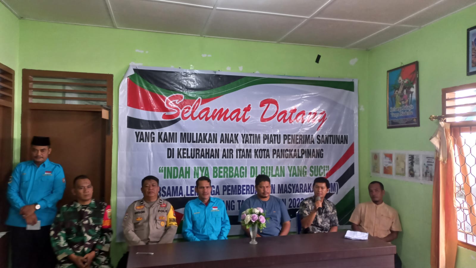 Santuni Anak Yatim Piatu se-Kelurahan Air Itam