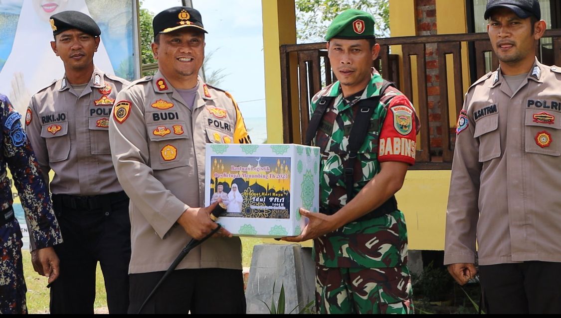 Kapolres Bangka Tengah Beserta Pejabat Utama Sambangi Pospam dan Berikan Semangat Kepada Personil yang Bertugas