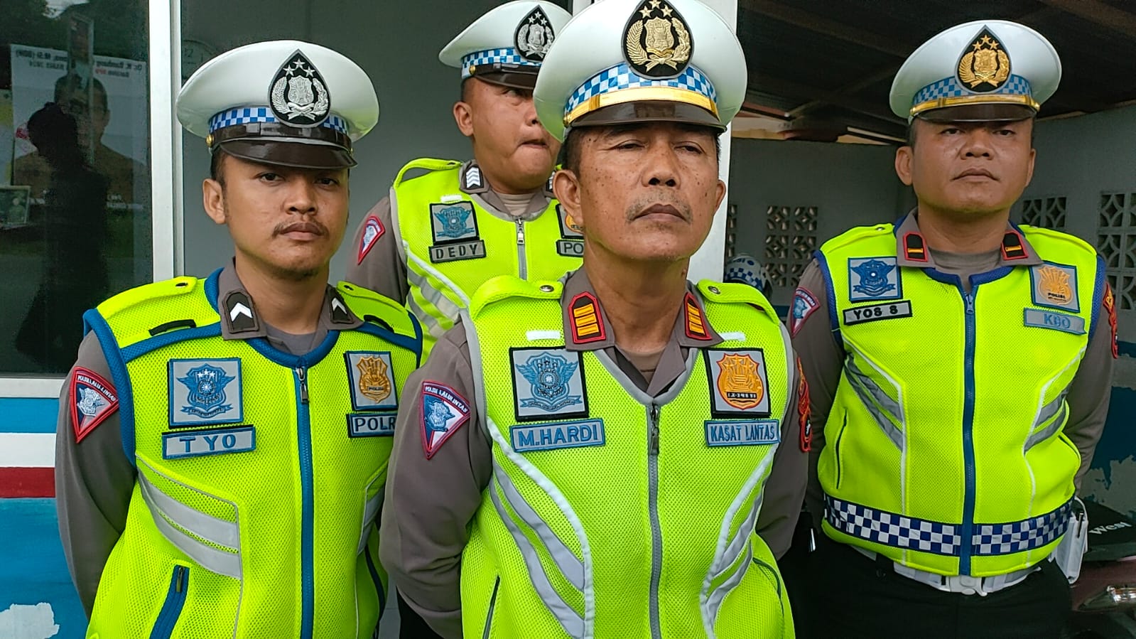 Satlantas Polres Bangka Barat Laksanakan Penilangan Manual