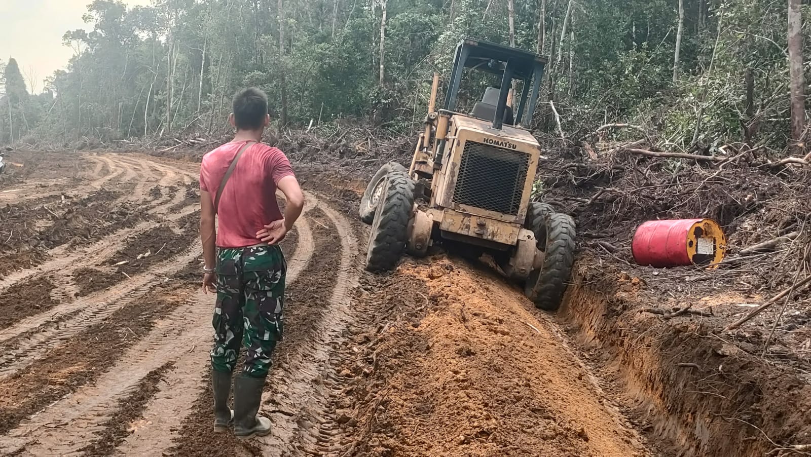 Personil TMMD Berharap Kegiatan Pada Hari ke-20 Ini, Berjalan Dengan Aman dan Lancar