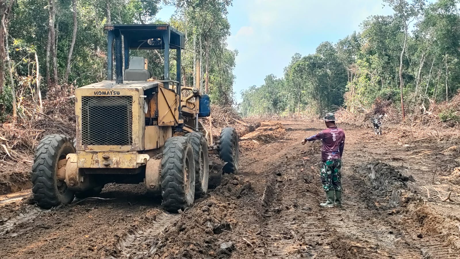 Personil TMMD Berharap Kegiatan Pada Hari ke-20 Ini, Berjalan Dengan Aman dan Lancar