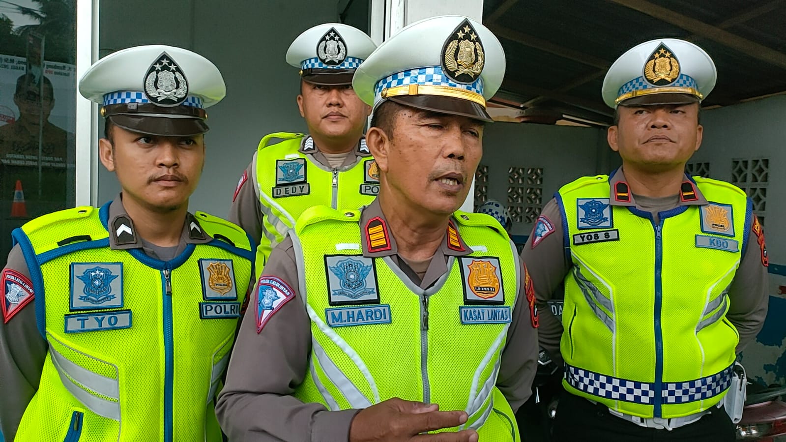 Satlantas Polres Bangka Barat Laksanakan Penilangan Manual