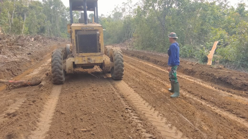 Kejar Target, Personil TMMD Harap Cuaca Dapat Mendukung