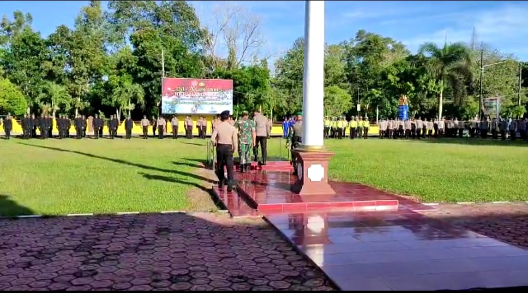 Apel Gabungan Wujud Sinergitas TNI-Polri Solid