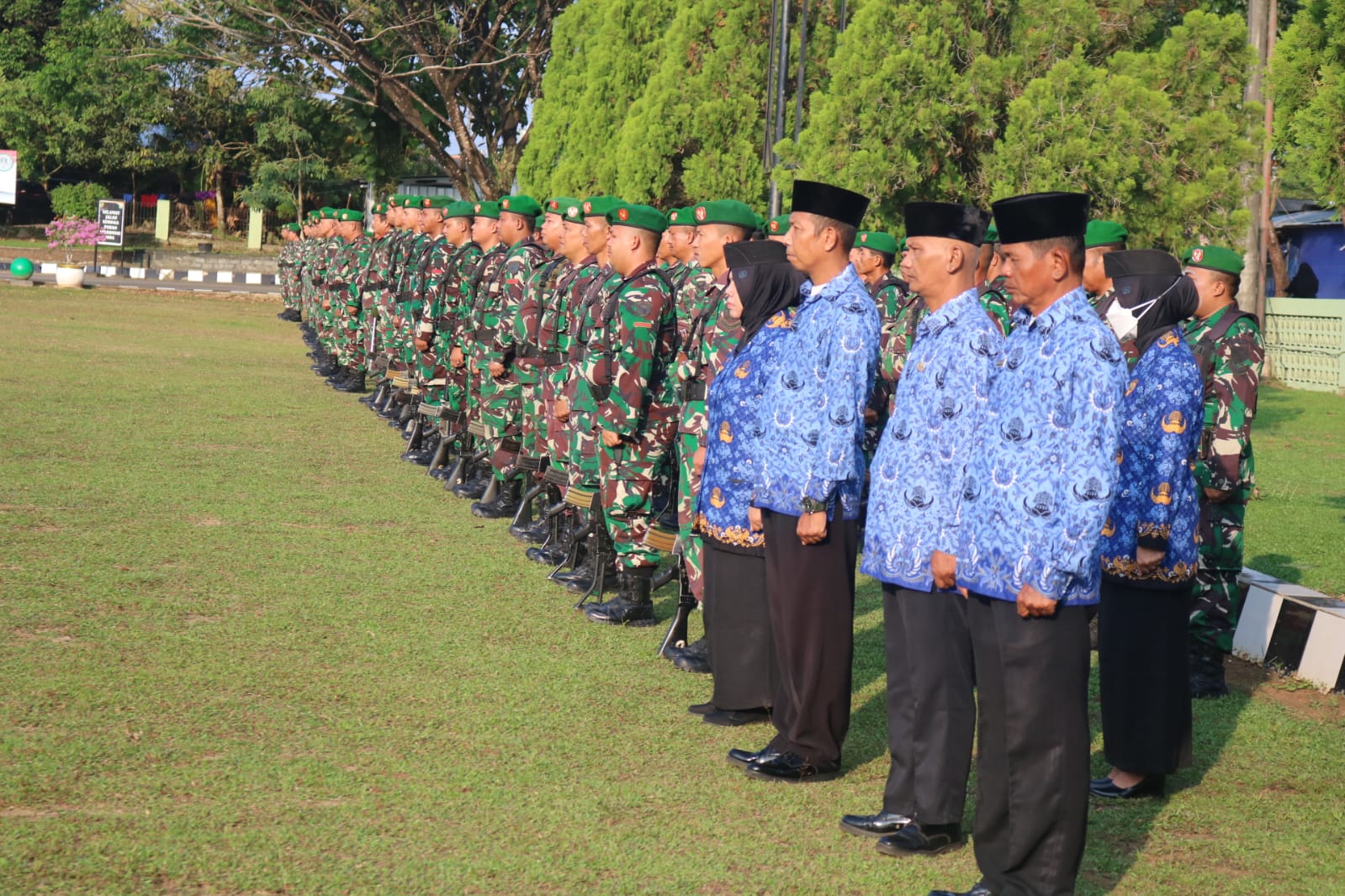 Kodim 0413/Bangka Mengadakan Upacara Hari Kebangkitan Nasional ke-115