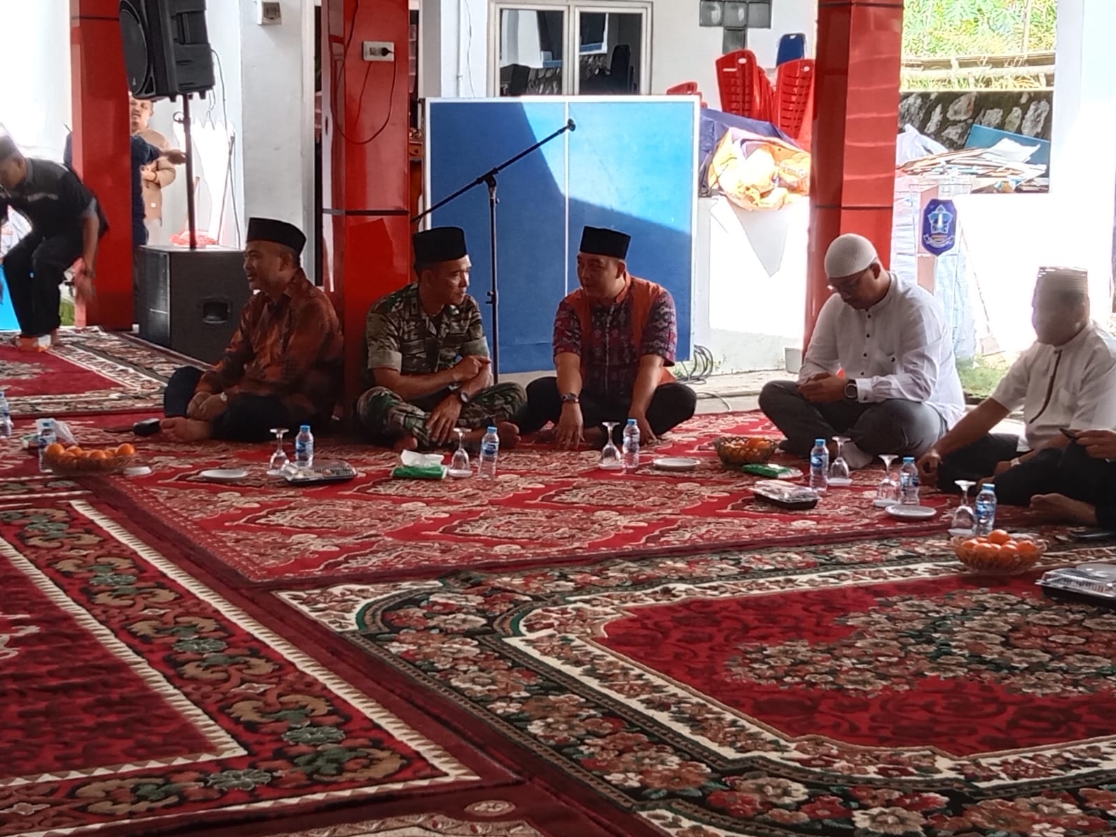 Pgs Danramil Sungailiat Hadiri Persiapan Keberangkatan Jemaah Calon Haji Kabupaten Bangka